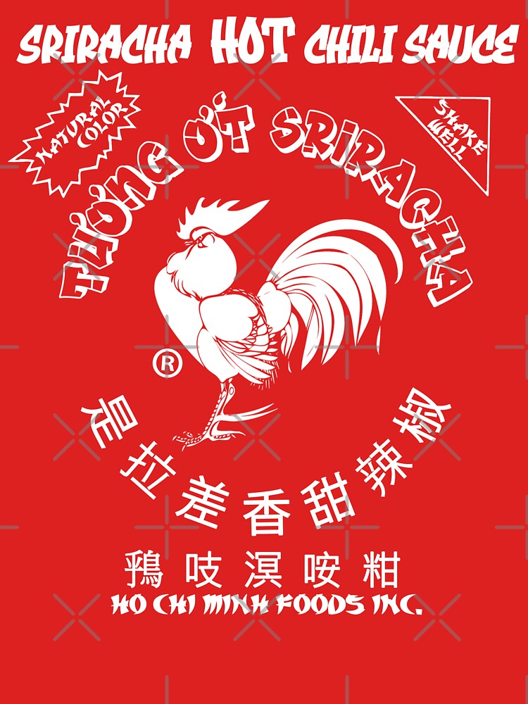 Sriracha Spicy Rooster Hot Chili Sauce by ThreadsNouveau
