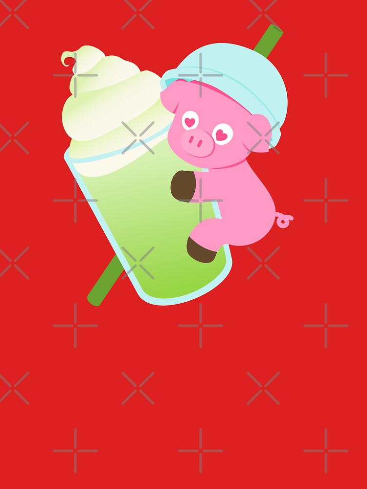 Matcha Frappuccino Pig by Barbara Nguyen