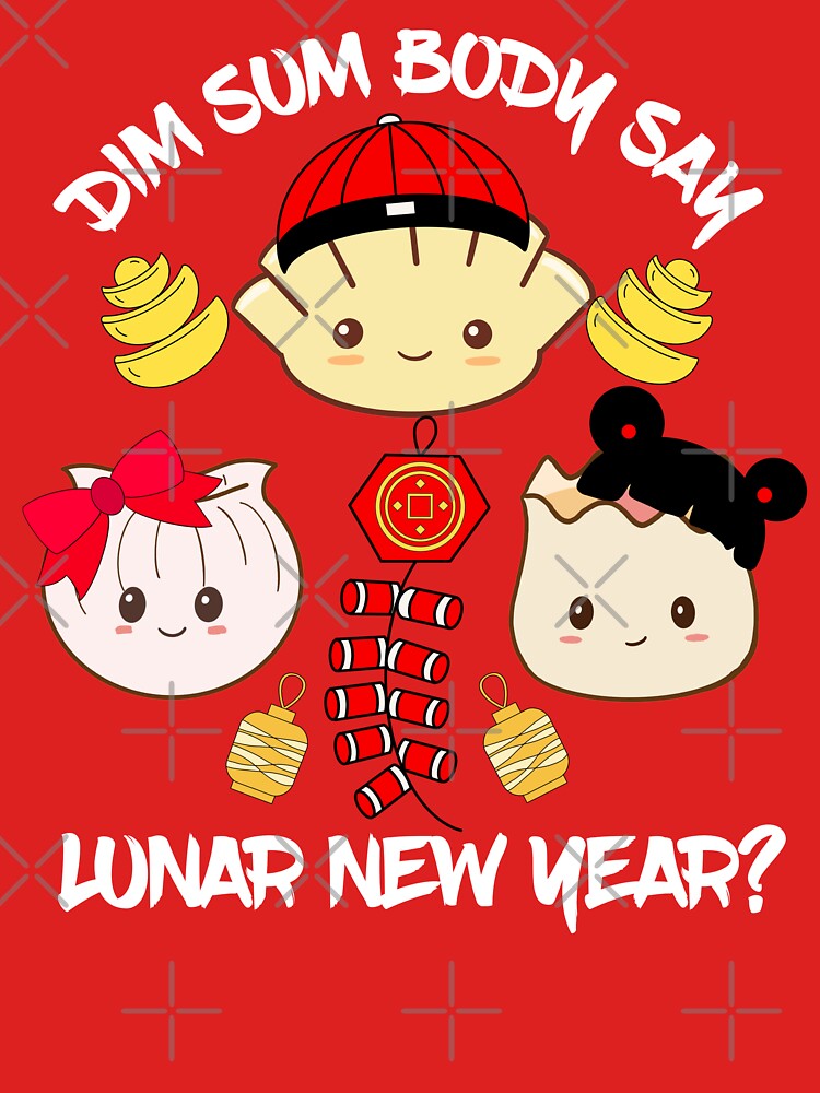 dim sum body say lunar new year by champagnemoment