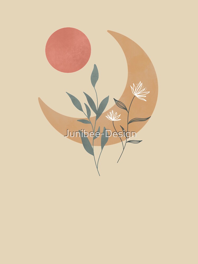 Boho moon by Junibee-Design