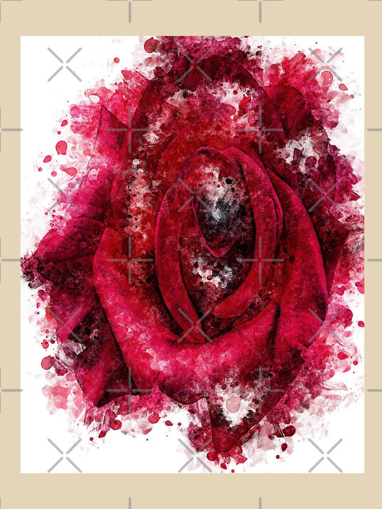 Red Rose Abstract color by artdragongift 15