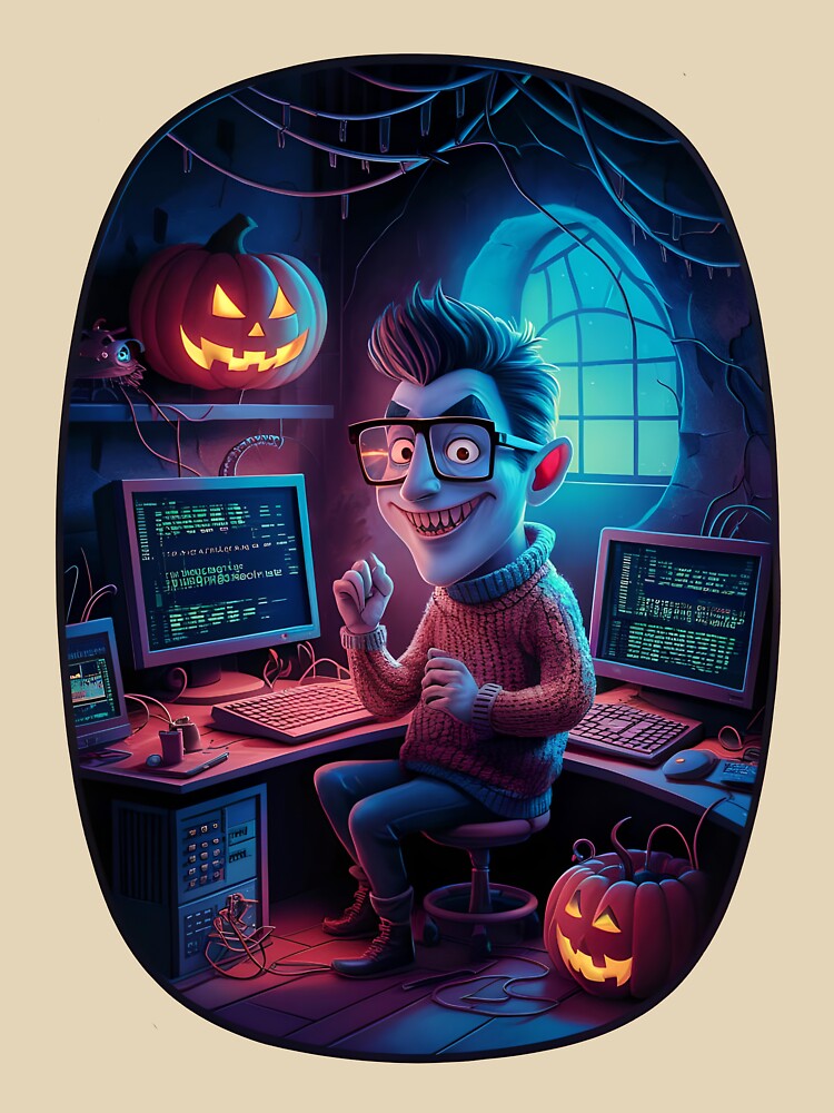 Halloween computer Geek 03 by kjp-design