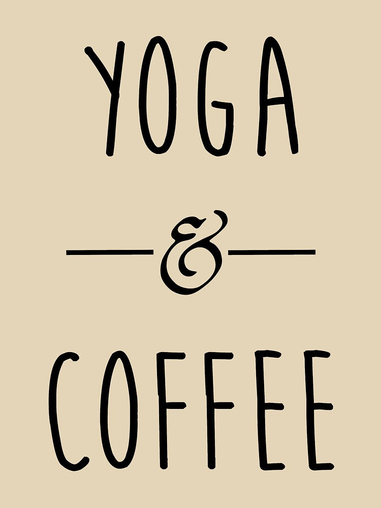 Yoga and Coffee by iskapa