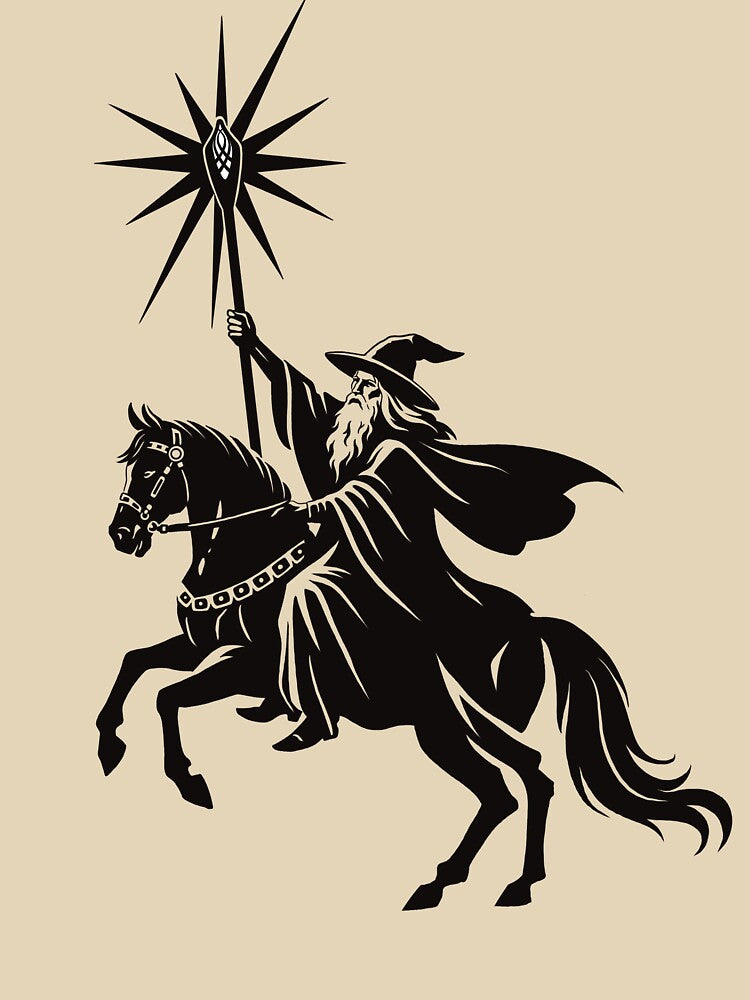 Gandalf the White, in Black. by HauntingAppeal