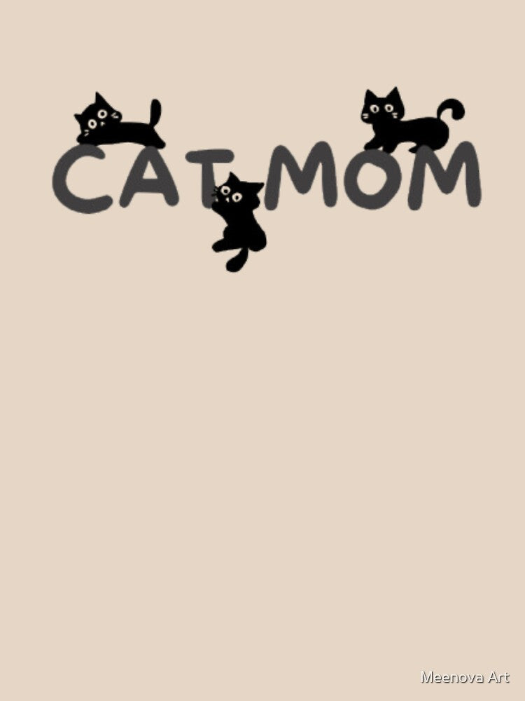 Cat Mom by Meenova Art