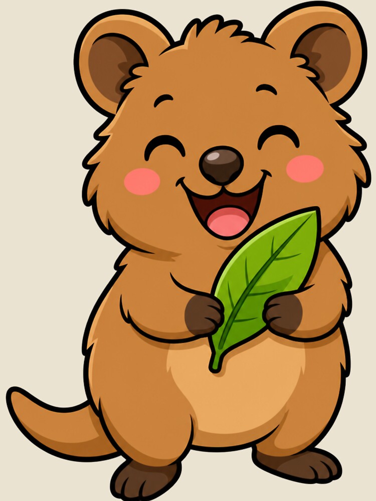 Don't Worry Be Quokka Sweet Happy Kawaii Quokka by BoosterShop