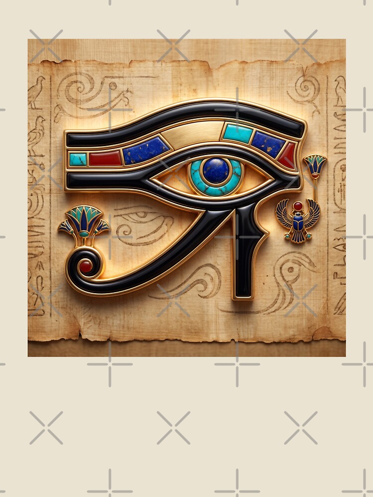 Eye of Horus – Ancient Egyptian Shadow Work Symbol Art Spiritual Healing Design by GulfSignature