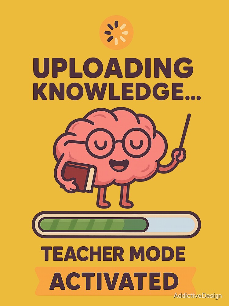 Uploading Knowledge – Teacher Mode On Education Design by AddictiveDesign