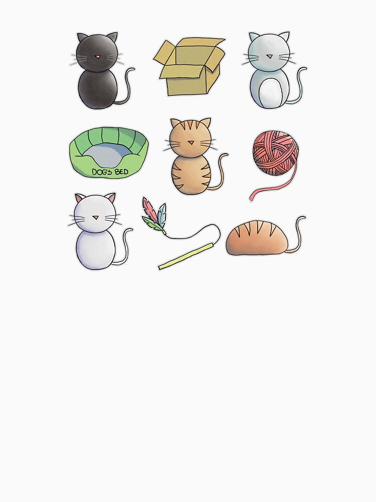 Cats and things they love by LuYukari