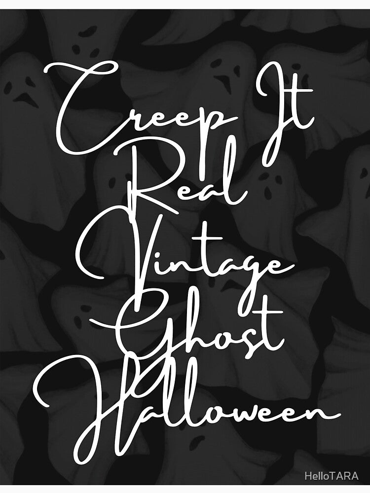 Creep it real vintage ghost halloween by HelloTARA