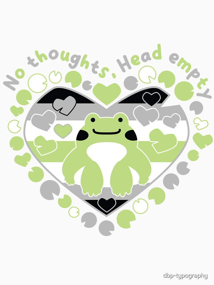 No thoughts, Head empty [agender] by deadbeatprince-typography