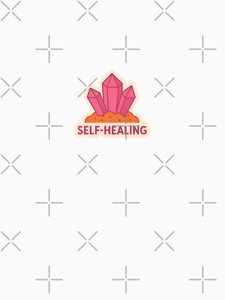 Self-Healing - Crystal Energy Sticker by RobinDoodles
