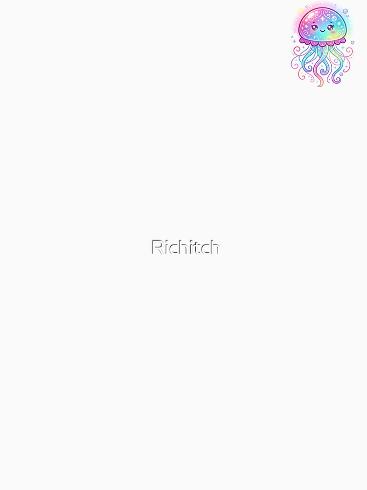 Rainbow Jellyfish Kawaii by Richitch