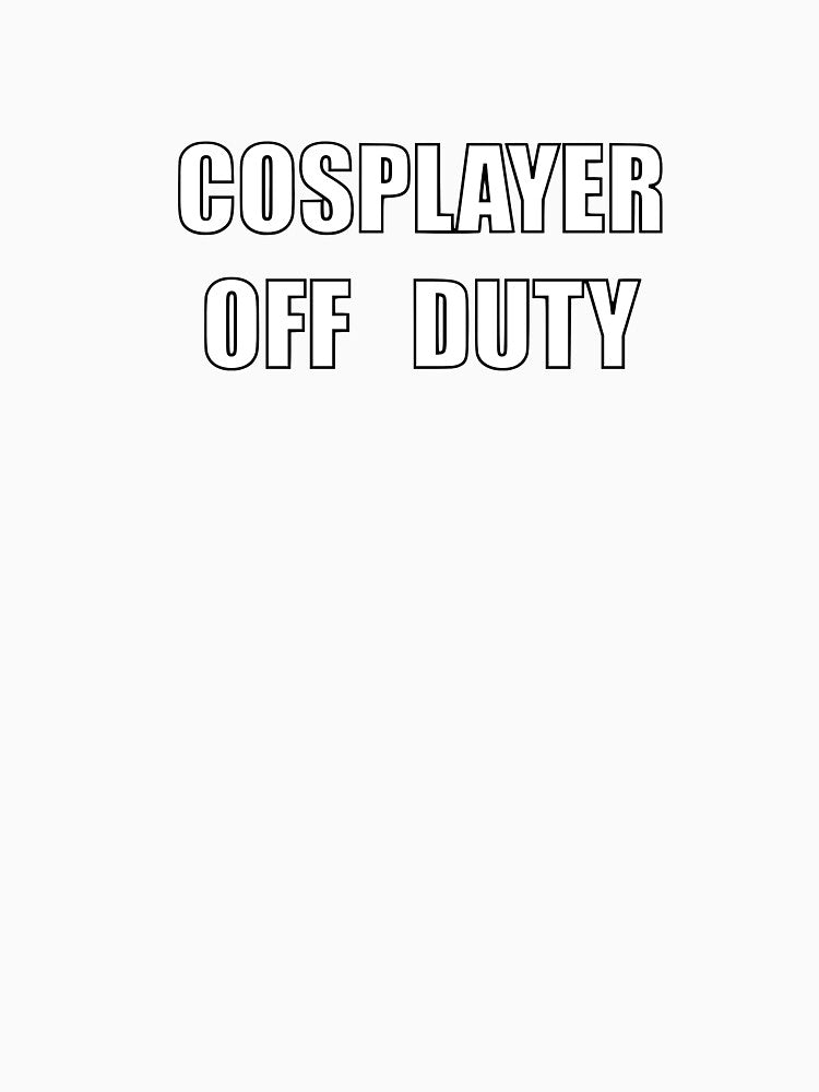 Cosplayer Off Duty (Black) by AxeCreates