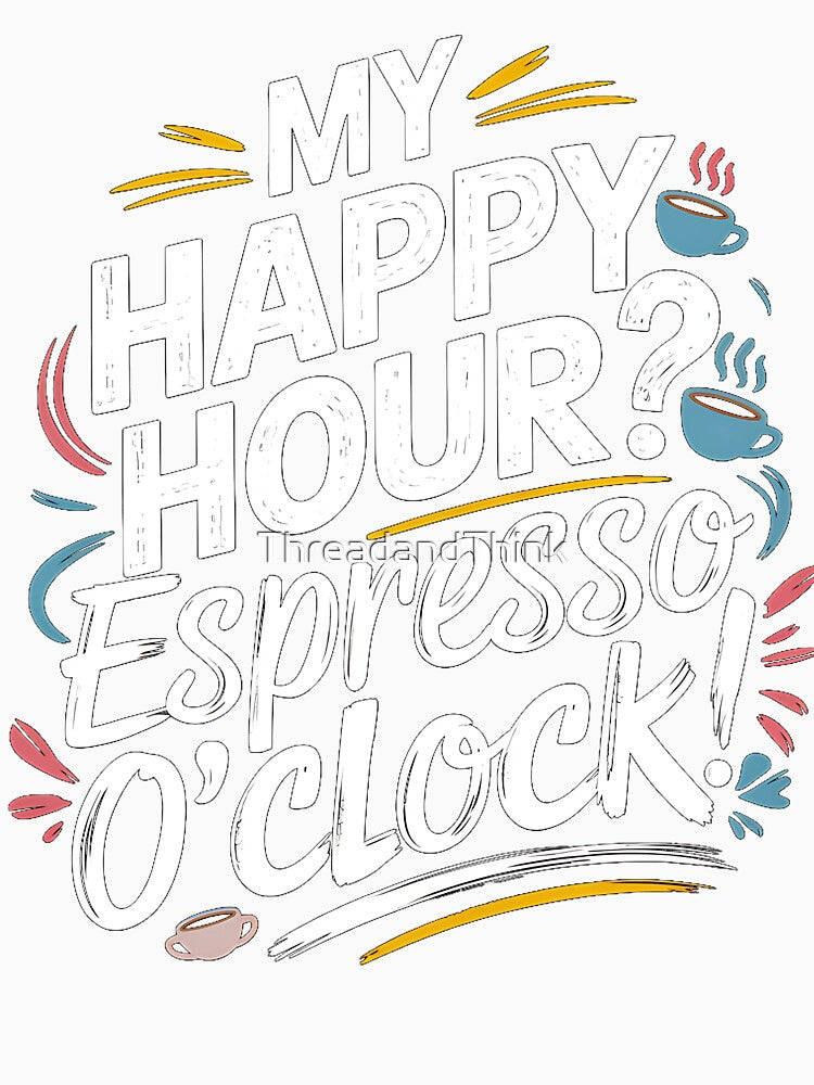 Coffee Lovers' Happy Hour: Espresso Time! by ThreadandThink