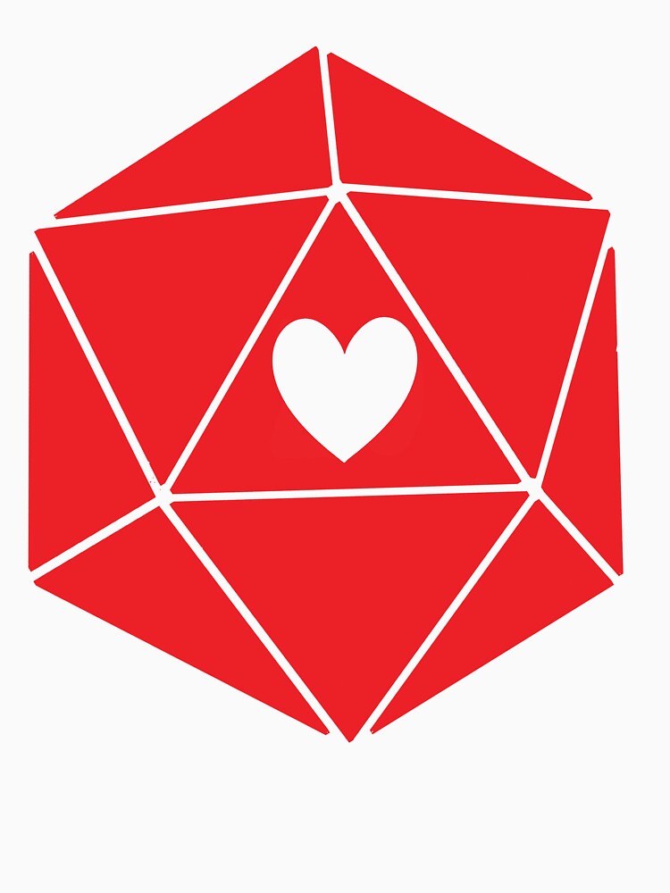 D20 Heart by Atlantahammy