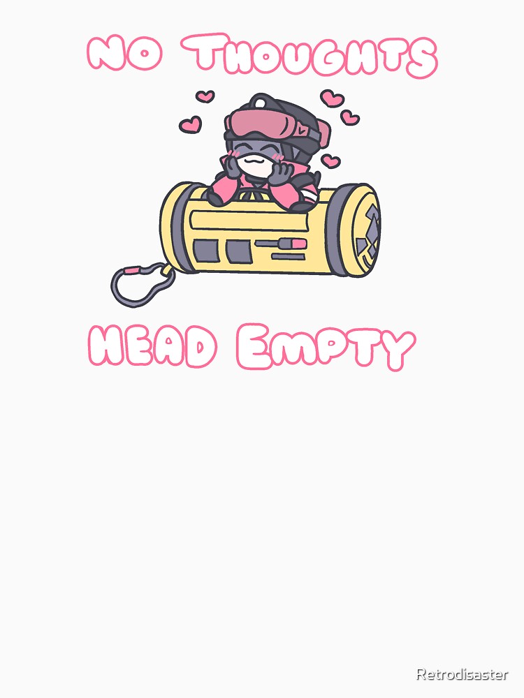 No Thoughts Head Empty Ace by Retrodisaster