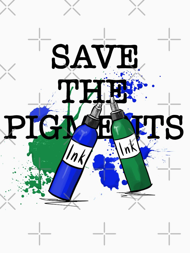 Save The Pigments Tattoo by Ketrinartistka