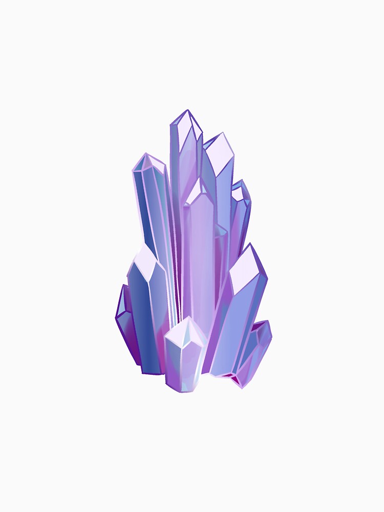 Magic Crystal Crystalline Amethyst Stone Crystals Purple Crystal by Aissa Zans