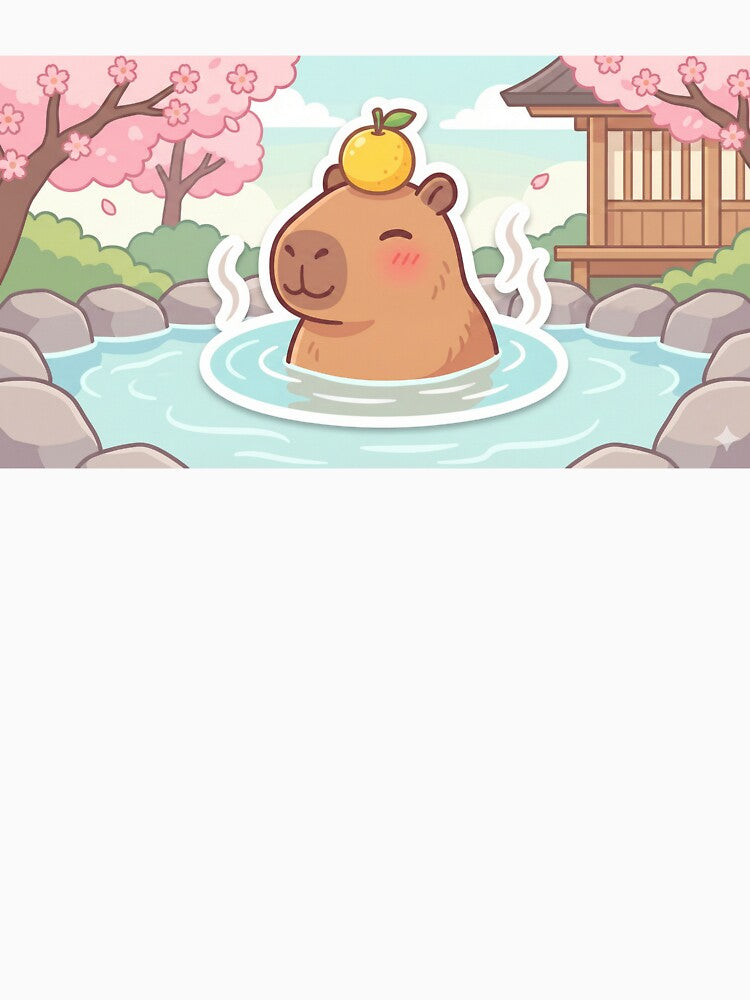 Relaxing Capybara in Onsen Hot Spring by Kowal03