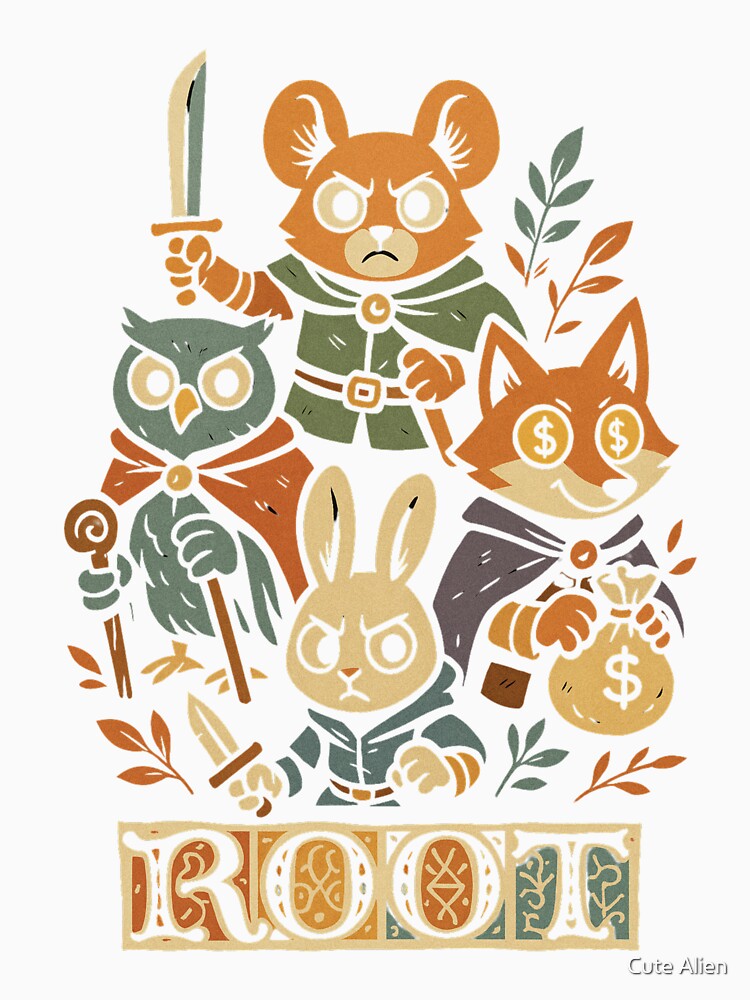 Root Game - Strategy Board Game Fan Art by Cute Alien