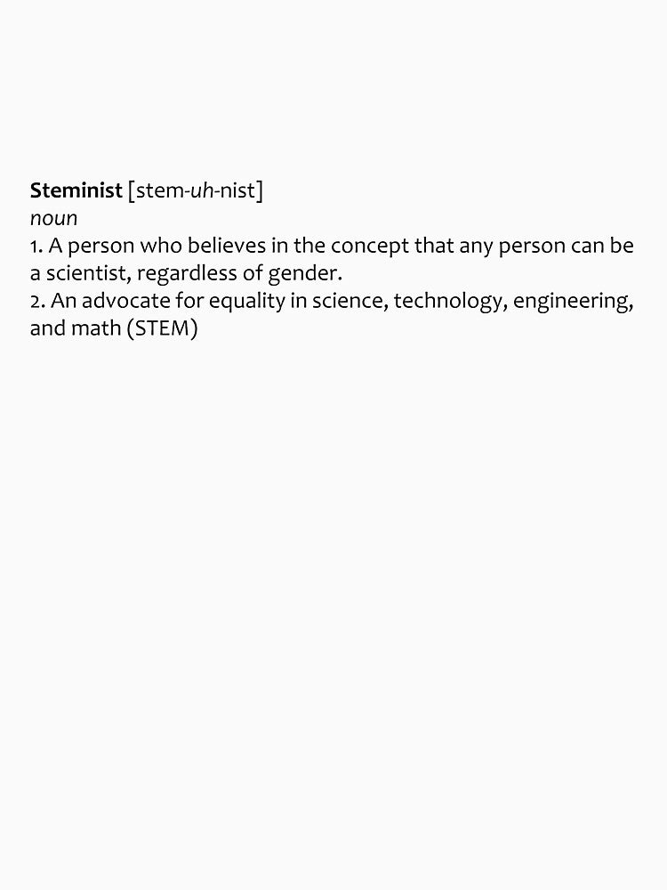 Definition of a STEMinist by babsiecosplay