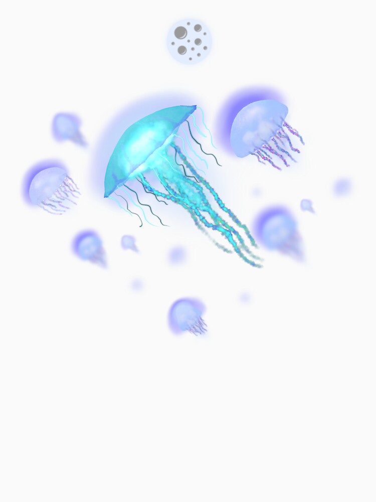 Moonlight Jellies by SlowOcto Art