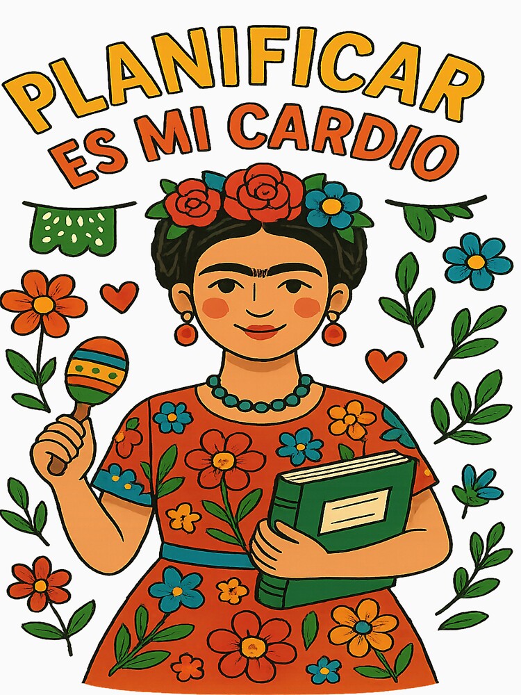 Planificar Es Mi Cardio | Frida-Inspired Bilingual Teacher Design by Mi Clase Divertida