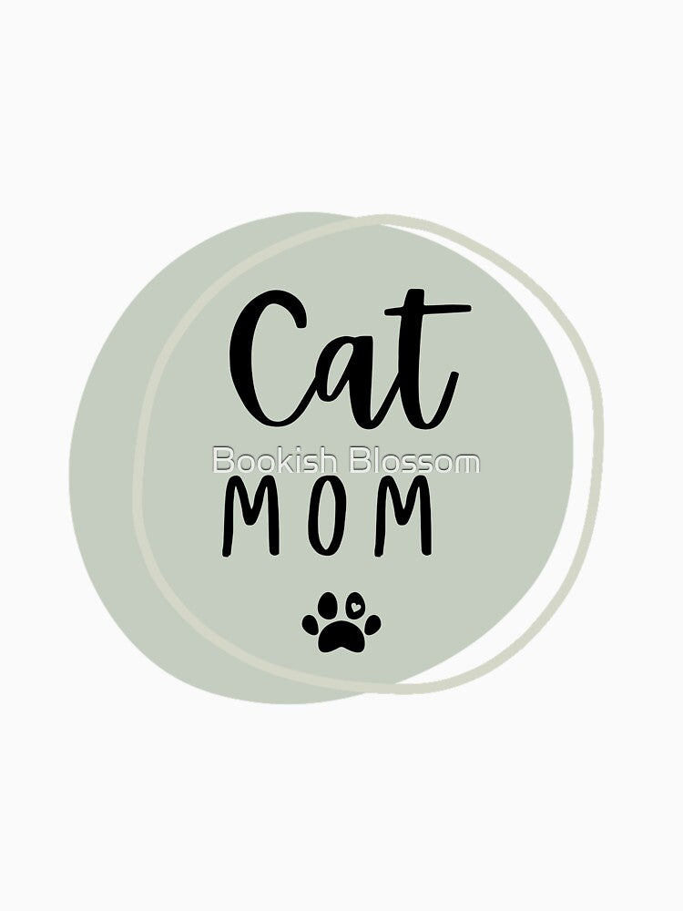 Cat mom paw print by Bookish Blossom