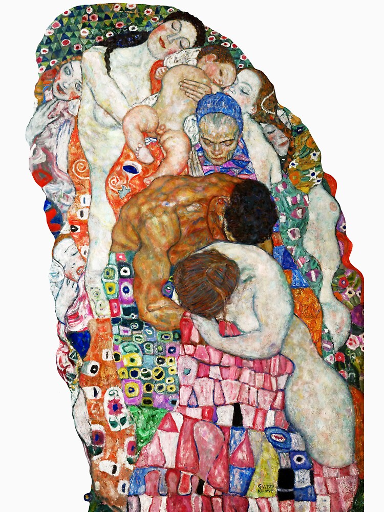 Gustav Klimt - Death and Life by elinaarbidane