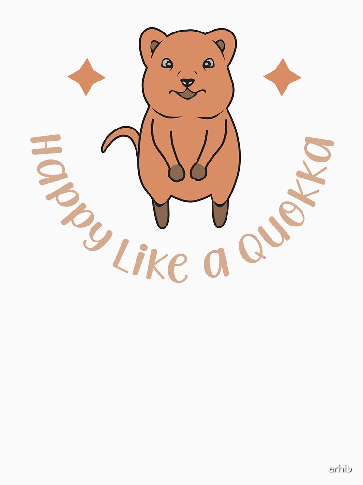 Happy Like A Quokka by arhib
