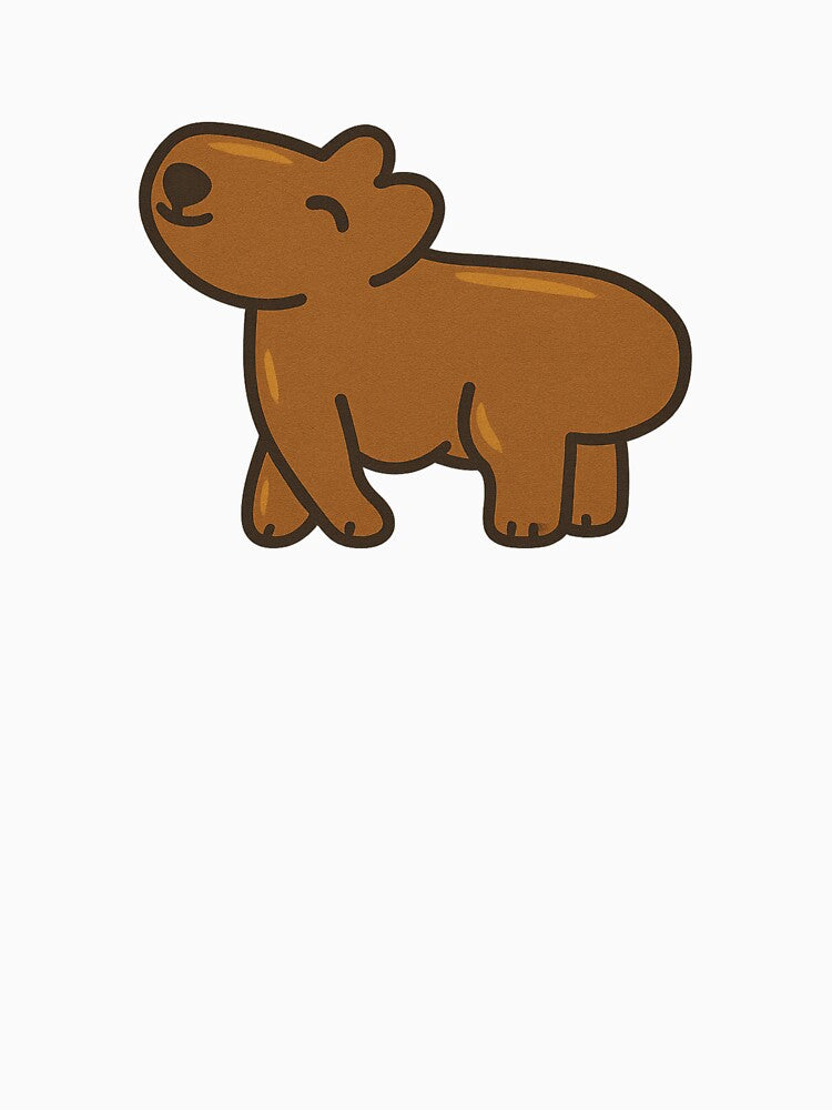 Chill Capybara – Cartoon Vibes Only by CanSparkleArt