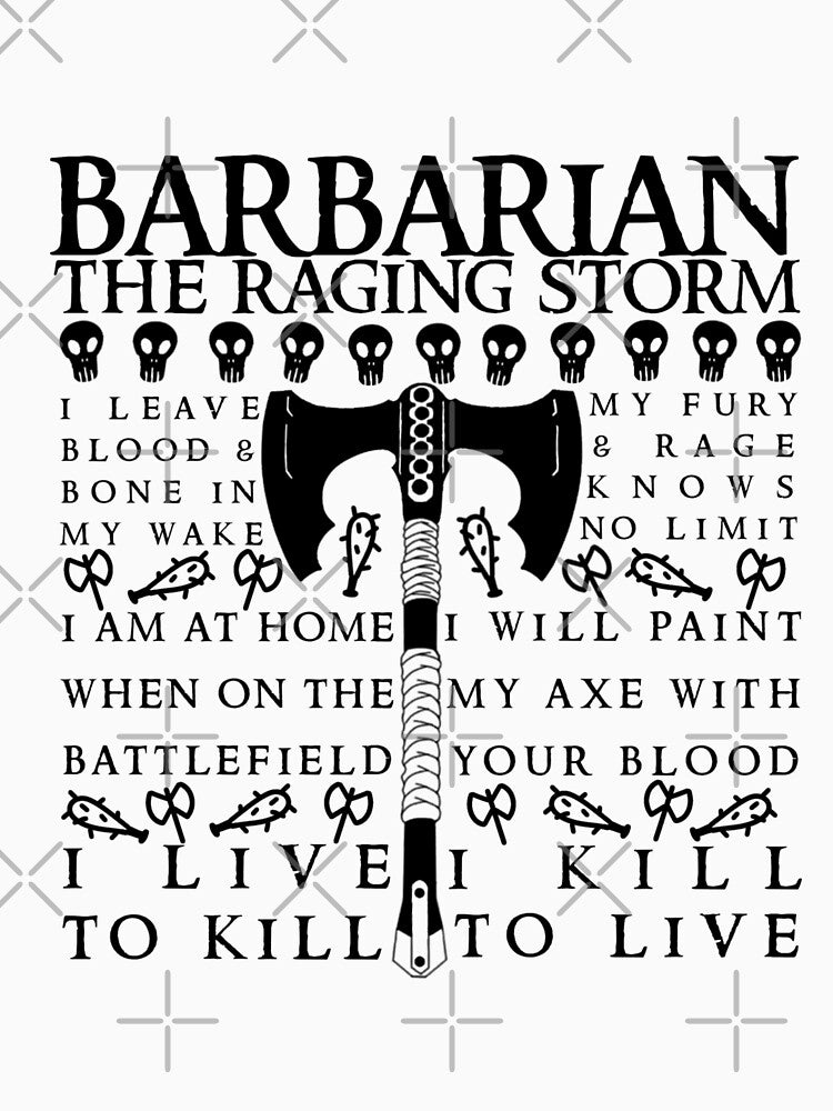 Barbarian Phrases by BlueLotusDice