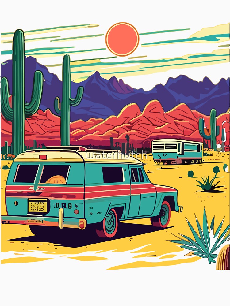 Heatwave Highway: 80s Nomad Adventure by waterhutch