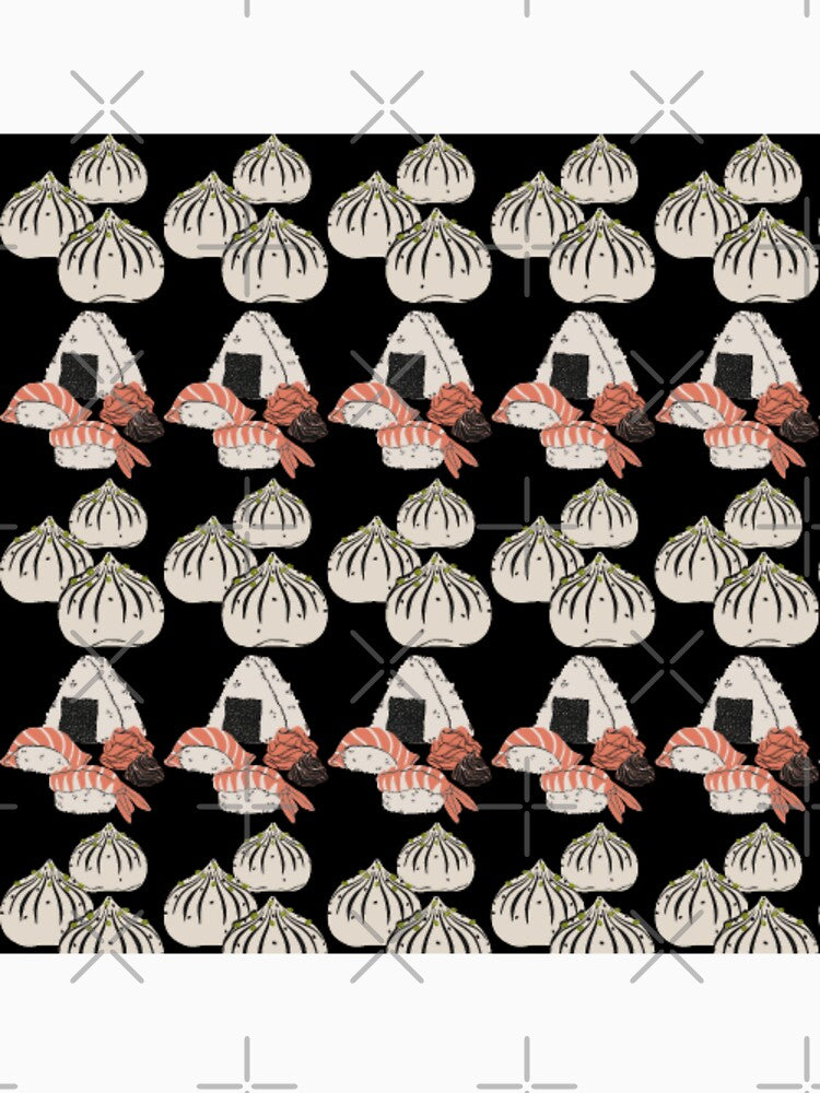 chinese dumpling & japanese nigiri sushi by DreamBigShirts