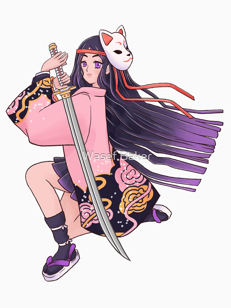 Samurai warrior women by Wasef Baker