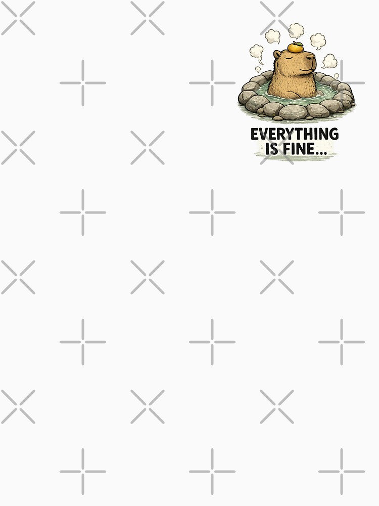 Everything Is Fine Capybara by HayoH