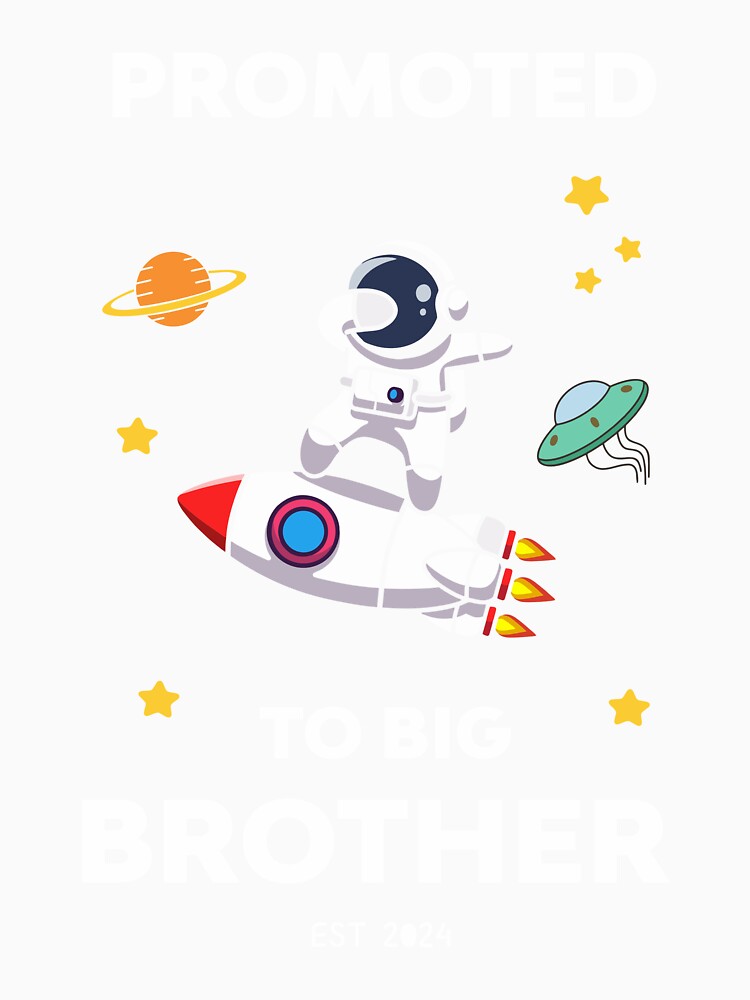 Promoted To Brother 2024 T-Shirt by artetotal