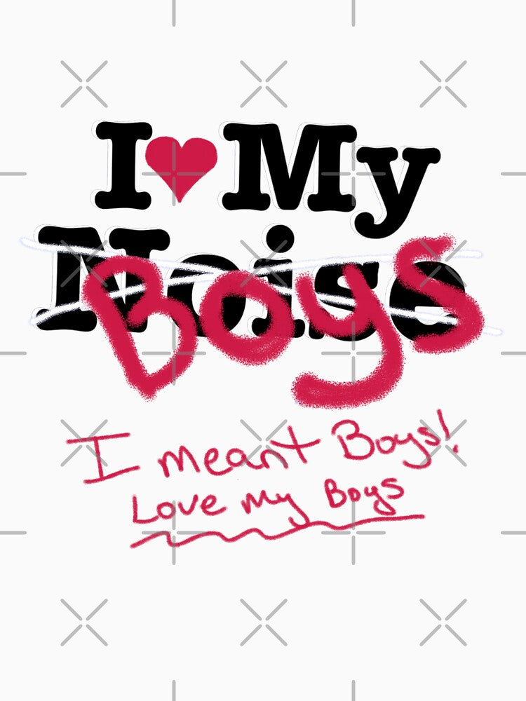 Love my boys by Doodles by Kiki