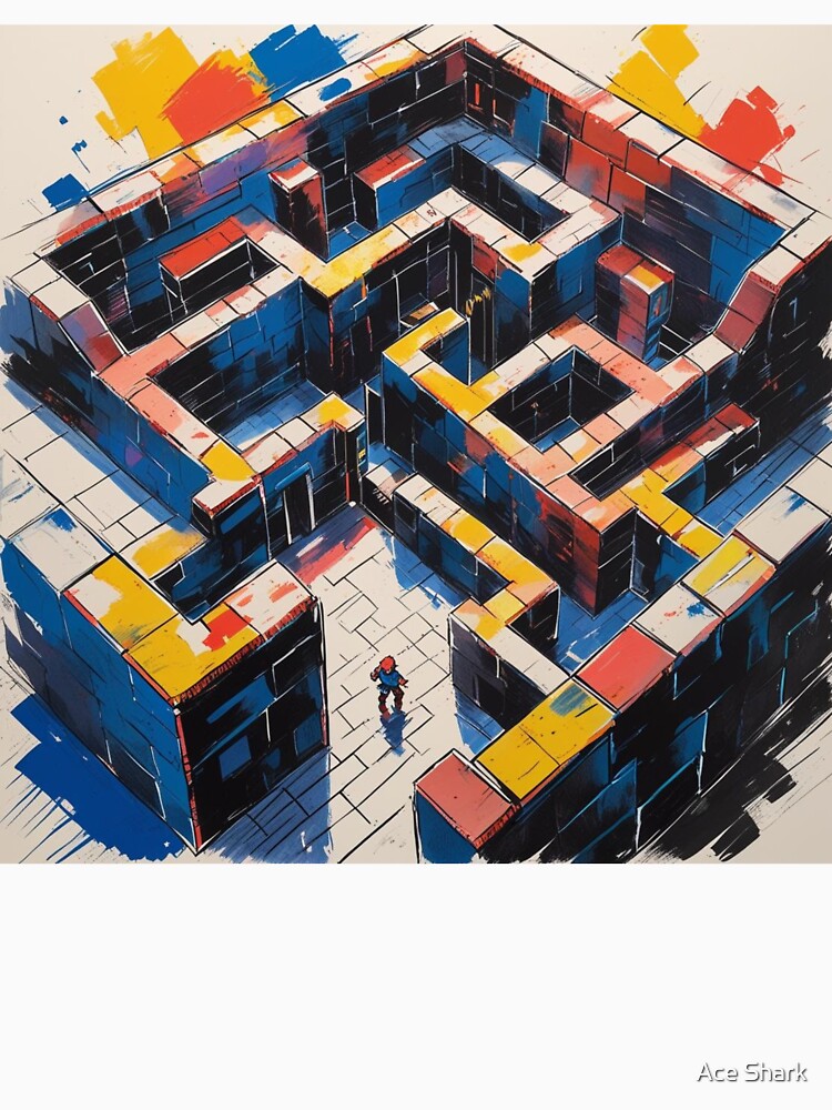 Retro Gaming Art - Level One by Ace Shark