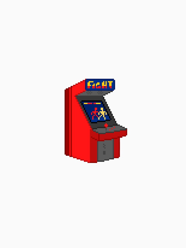 Old Arcade Machine Pixel Art by Nikki Studley