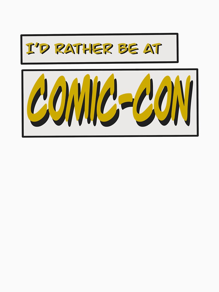 I’d rather be at Comic-Con by A-Little-Nerdy