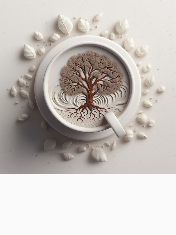 Tree of Life Barista work by Roxane Bay