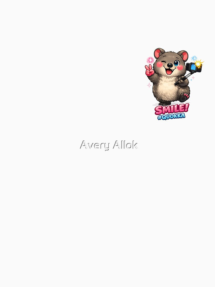 CUTE ADORABLE BEAR TAKING SELFIE by Avery Allok