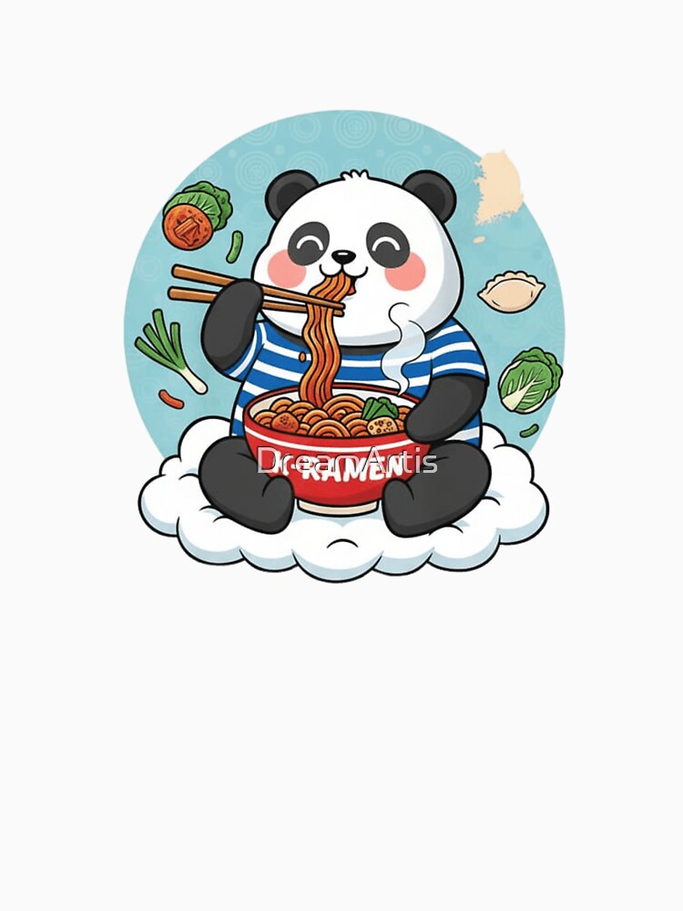 Cute K-Ramen Panda by DreamArtis