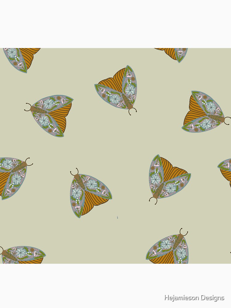 Mint moths by Hejamieson Designs