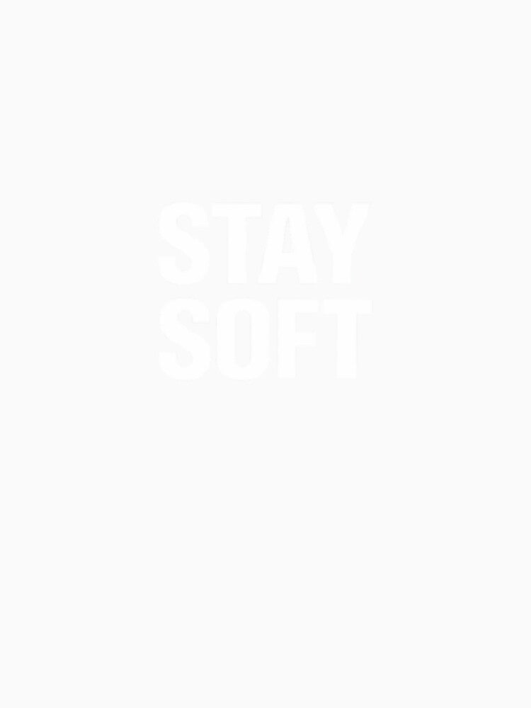 Stay Soft T-Shirt, Minimalist Heart Calm Mental Health Tee, Self Care Soft Life Shirt by BeaVibes