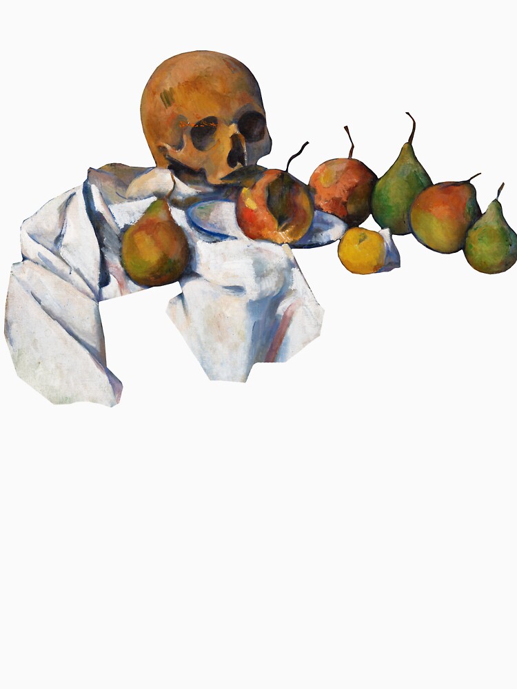 Paul Cézanne - Still Life with Skull by elinaarbidane