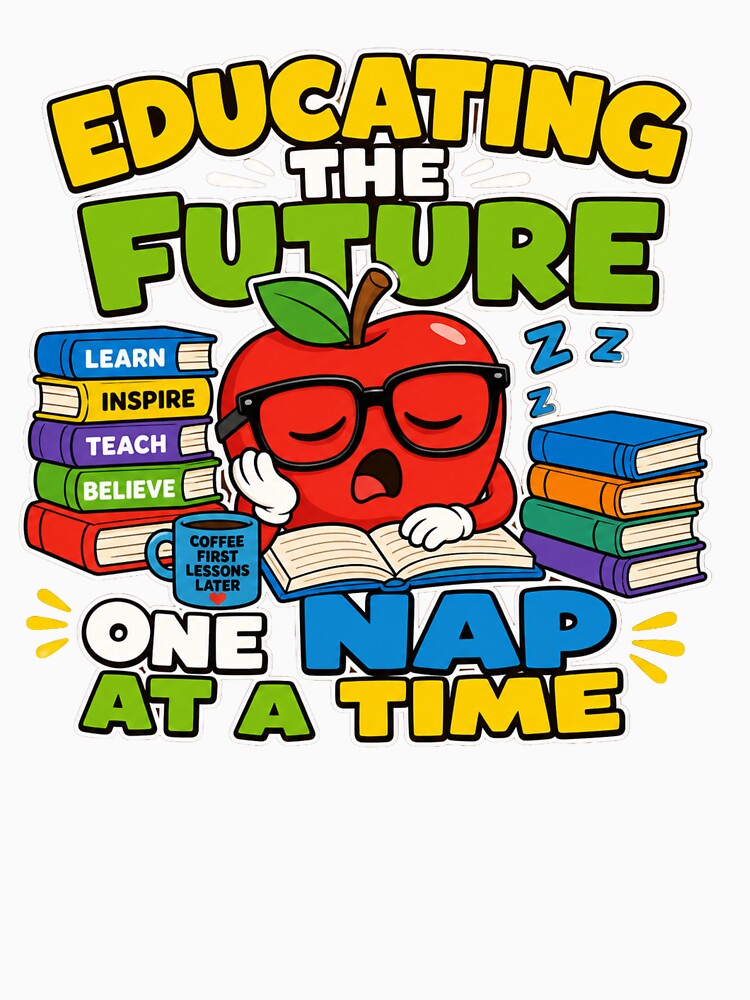 Educating The Future One Step At A Time Teacher by PlushFutura