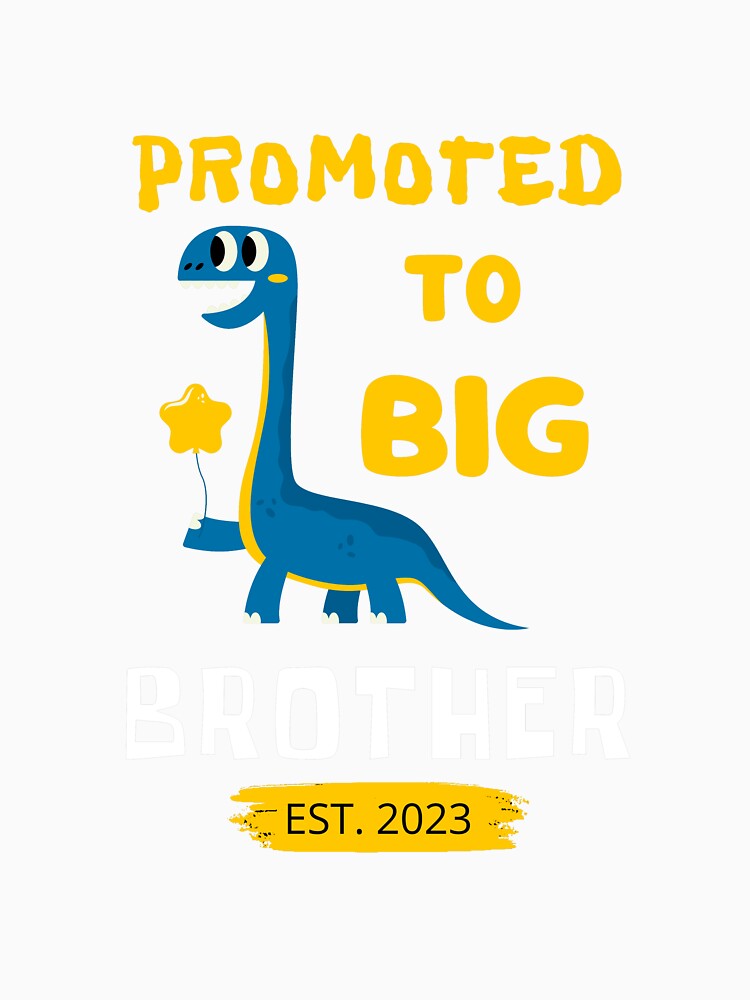 Promoted To Brother 2023 T-Shirt by artetotal